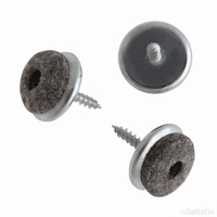 VILTGLIJDER MET SCHROEF 30 MM BR