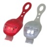 FIETSLAMP LED SILICONE 2 X ROOD+WIT