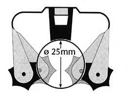 STEELKLEM 20/30MM MET RUBBER