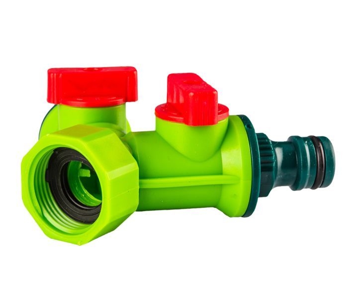 TUIN DUBBELE TAP 3/4" MET KRAAN