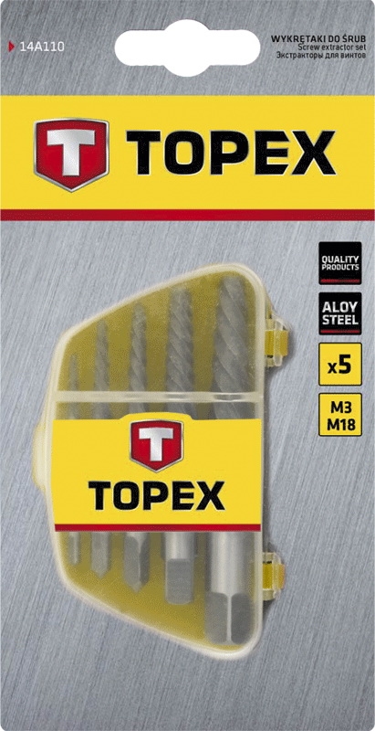 UITDRAAI TAPSET 5 DLG M3-M18 TOPEX