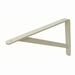 PLANKDRAGER + STEUN WIT 50 X 33 CM
