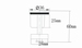 LOSSE PLUG VOOR WASTAFEL 5/4