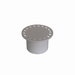 DOUCHEPUT DEKSEL PVC WIT 80 MM (ABS)